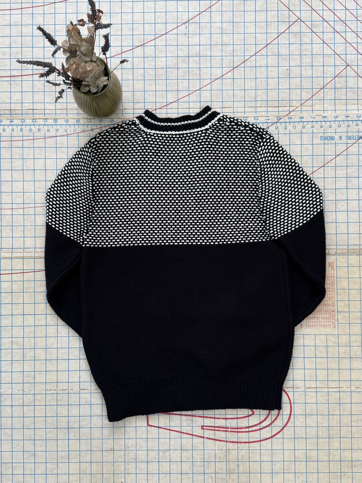 Carven × Designer Carven Black and White Knit Sweater Women’s Size Large Size L / US 10 / IT 46 - 9 Thumbnail