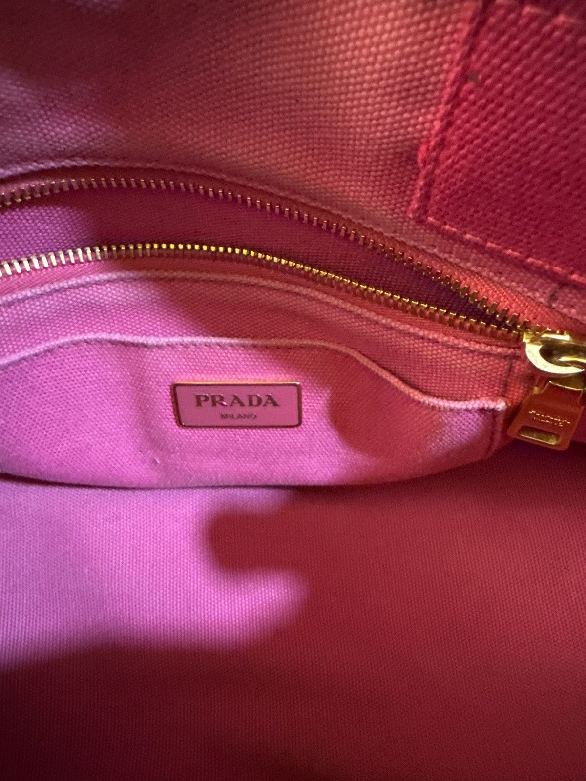Prada PRADA Logo Canapa Mini Canvas Hand Bag Tote Size ONE SIZE - 12 Thumbnail