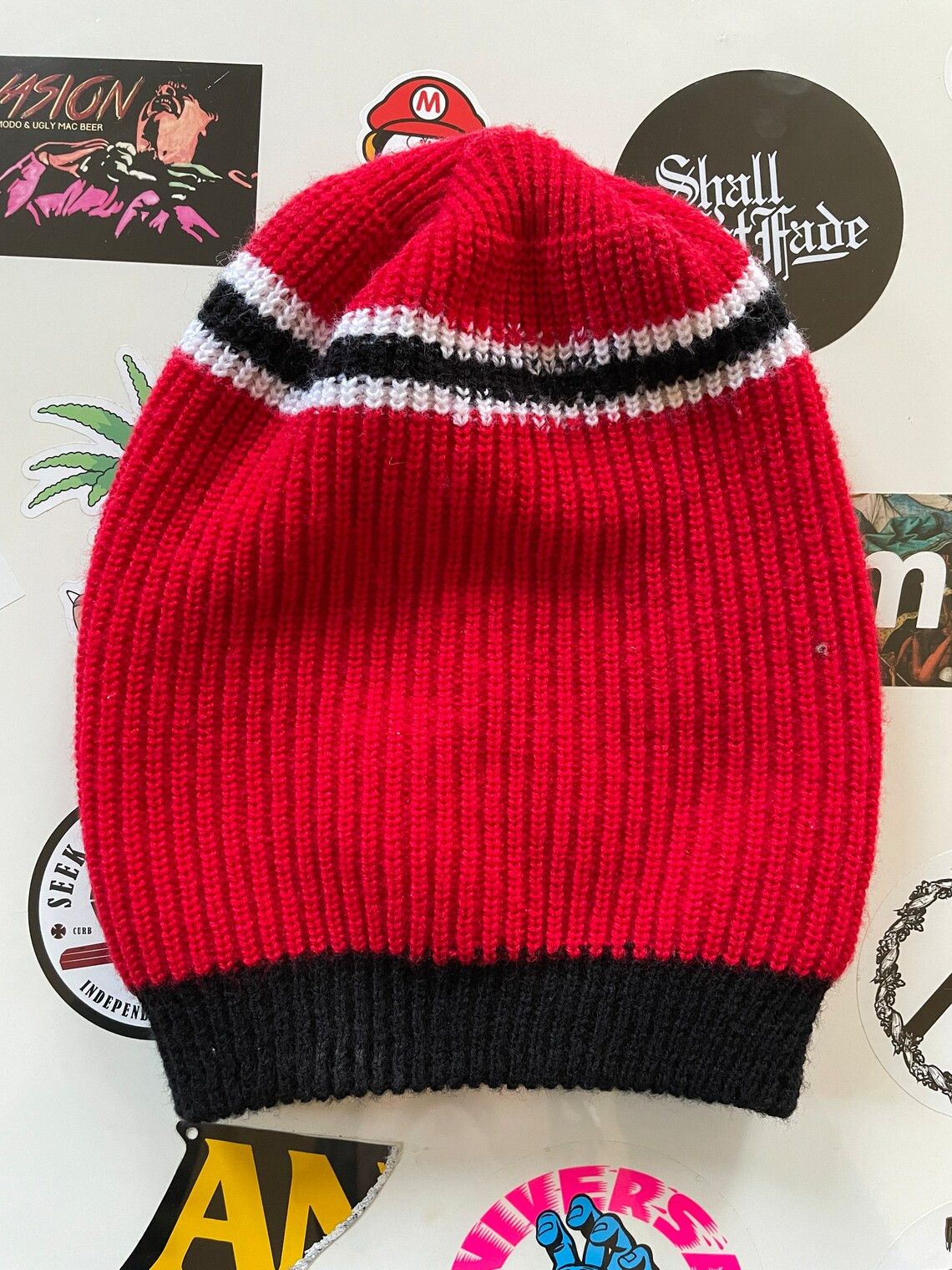 Supreme × Vintage Vintage 2002 Supreme Knit Balaclava Beanie Size ONE SIZE - 2 Thumbnail