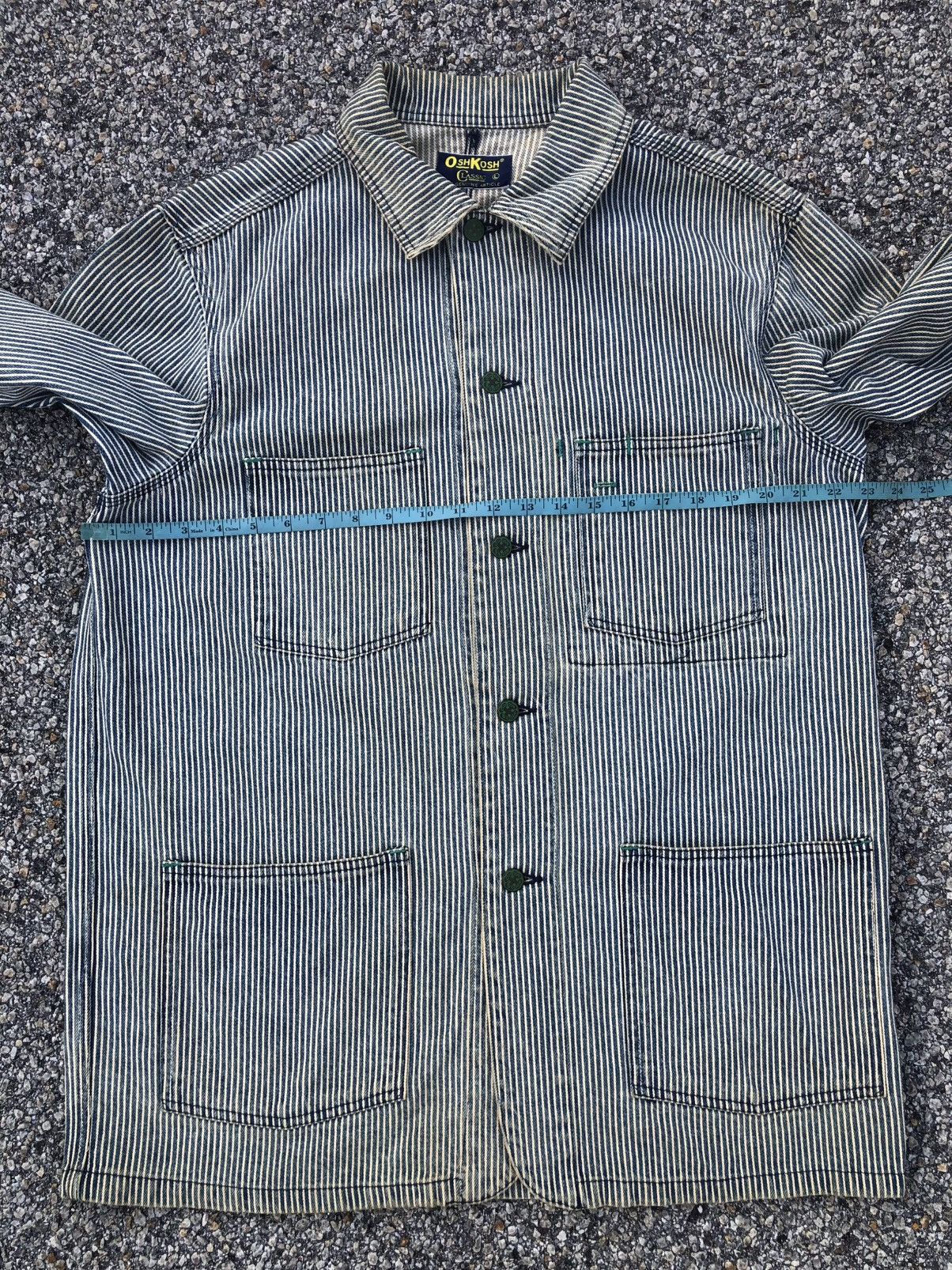 Oshkosh Vintage Oshkosh Chore Jacket Hickory Stripe Wabash Size US L / EU 52-54 / 3 - 23 Thumbnail