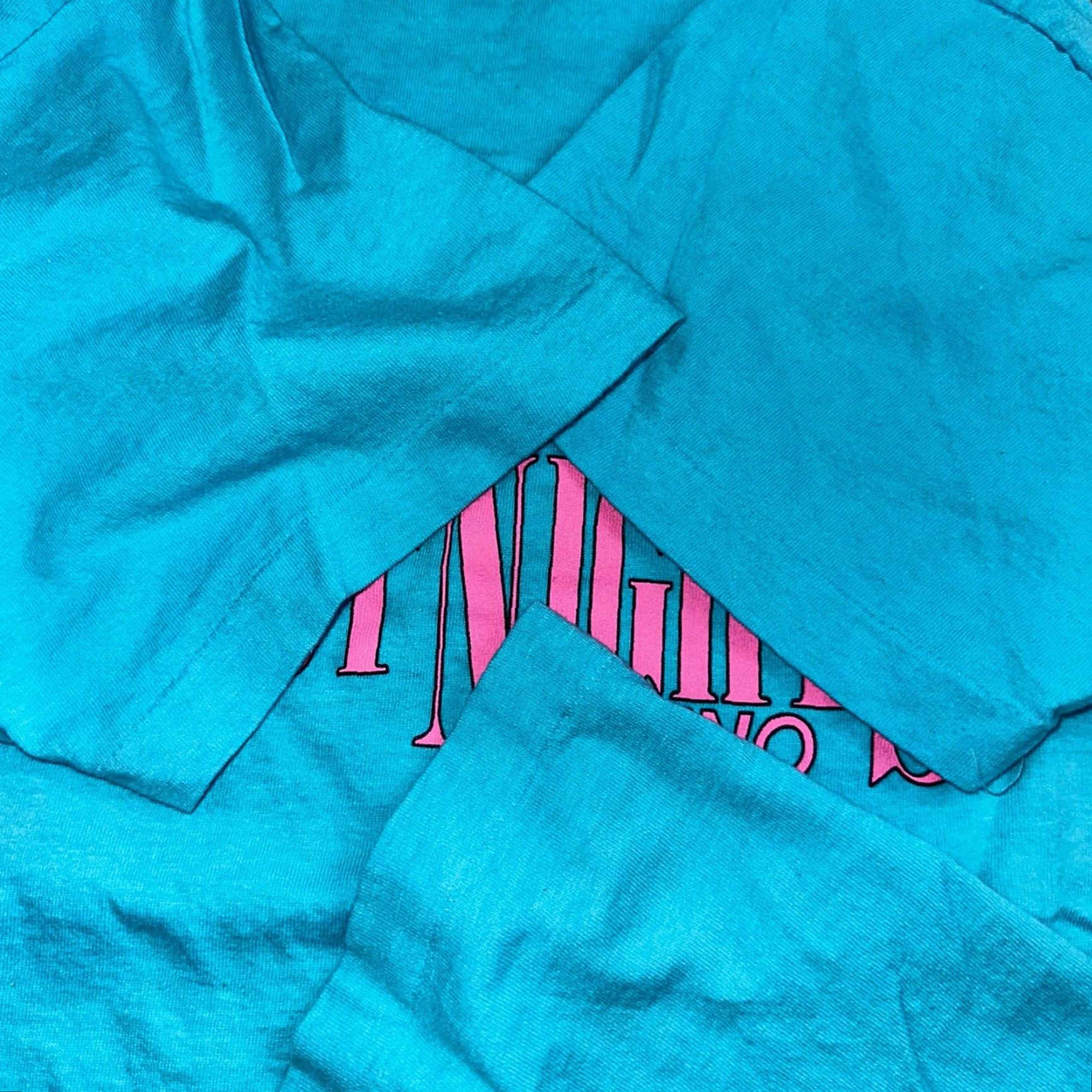 Fruit Of The Loom VINTAGE Fruit of the Loom T-Shirt USA Blue 90s Graphic Crew Neck Short Sleeve Men L Size US L / EU 52-54 / 3 - 5 Thumbnail
