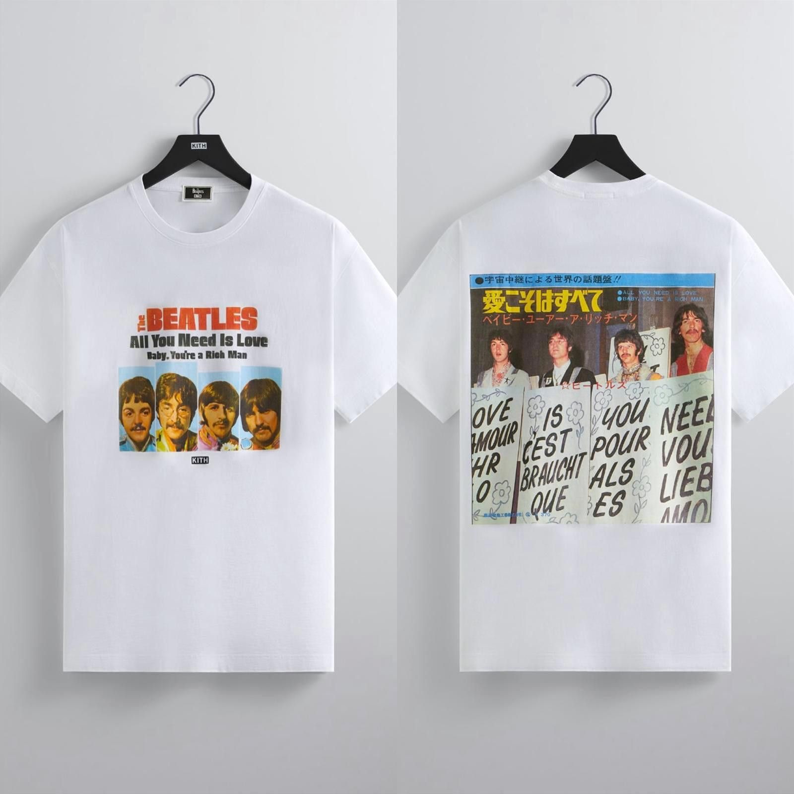 Kith Kith x The Beatles All You Need is Love Vintage Tee