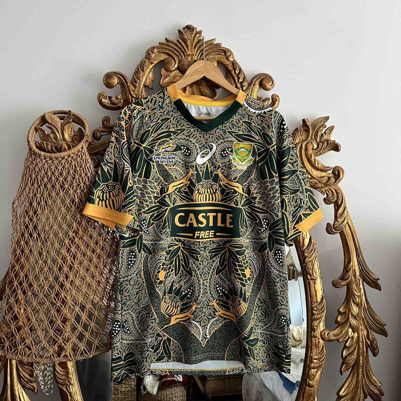 Asics SOUTH AFRICA RUGBY ASICS ACTEC VINTAGE LEGENDARY SHIRT Size US M / EU 48-50 / 2 - 1 Thumbnail