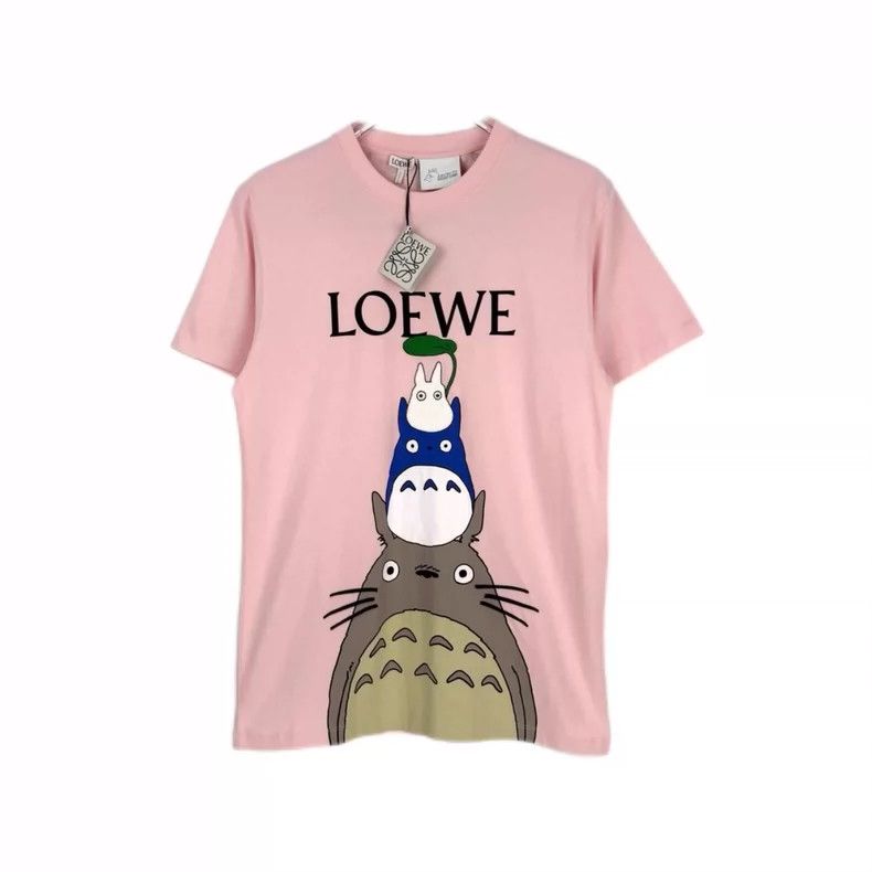 loewe Pink Hayao Miyazaki Collaborative Embroidered Totoro