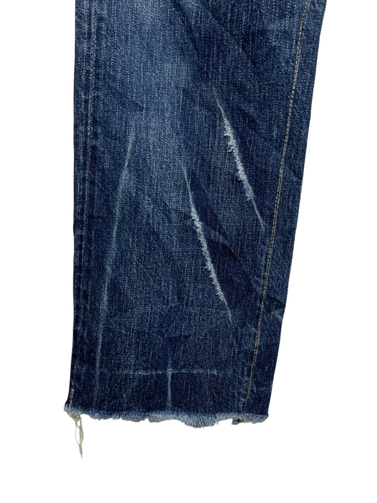 RRL Ralph Lauren RRL distressed raw hem selvedge jeans Size US 28 / EU 44 - 3 Thumbnail