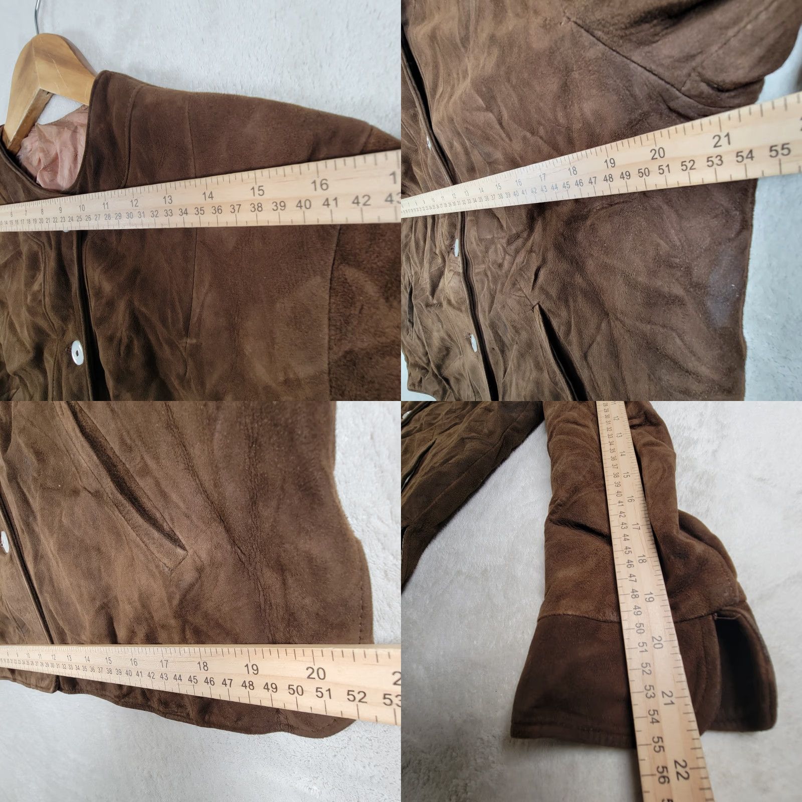Vintage **Ultra Vintage 1950s Brown Suede Women's Jacket Size 12** User: Ultra Vintage 1950s Brown Suede Women's Jacket Size 12 Size XL / US 12-14 / IT 48-50 - 8 Thumbnail