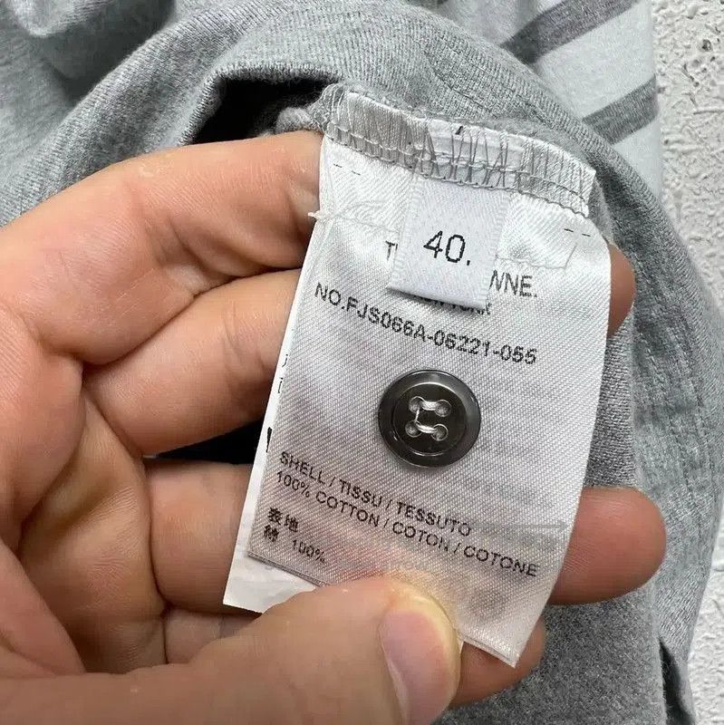 Thom Browne Thom Browne Gray Logo Long Sleeve Sweatshirt . Size XXS / US 00 / IT 34 - 5 Thumbnail