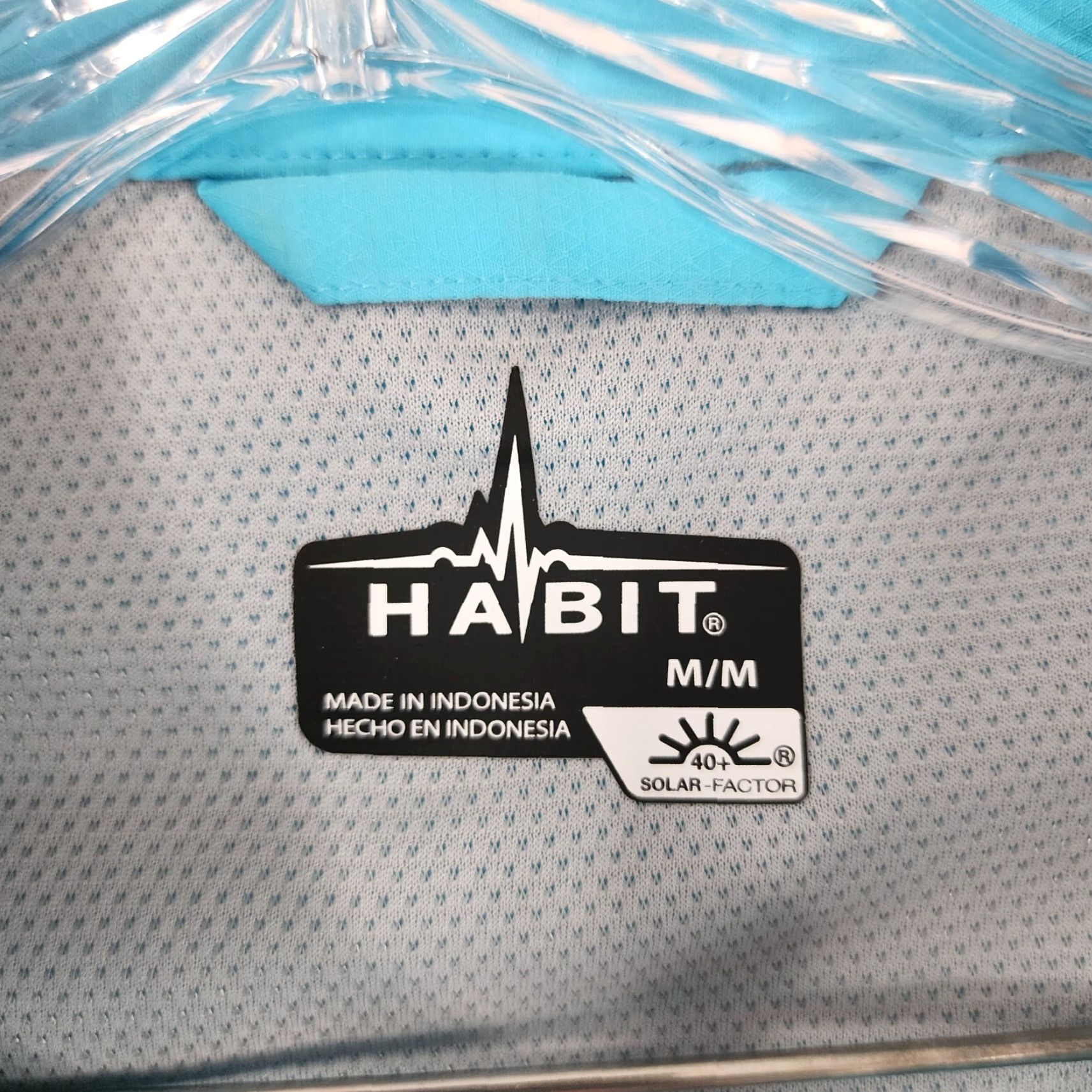 Habitat Habit Mens Blue Short Sleeve Button-Up 100% Polyester Size M Size US 31 - 5 Thumbnail