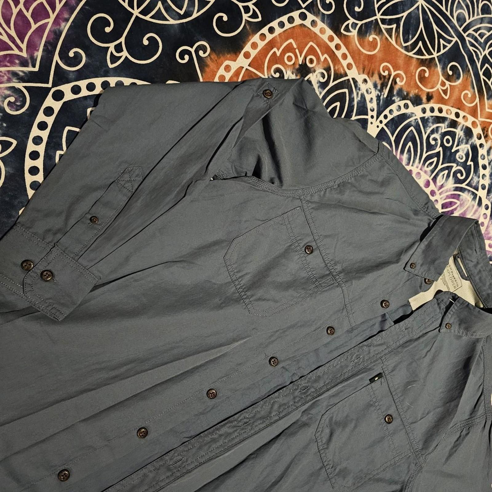 Designer Men's G.H. Bass Co Button Down Blue Shirt Size US M / EU 48-50 / 2 - 3 Thumbnail