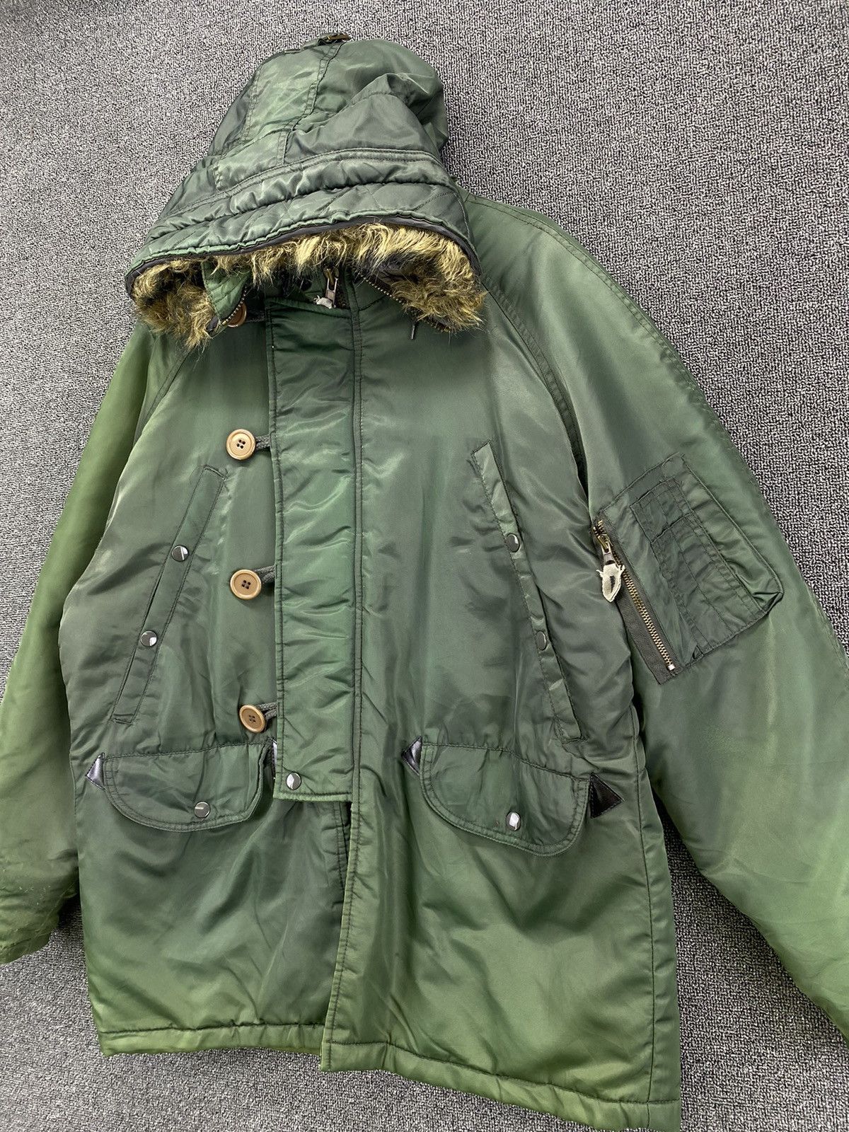 Japanese Brand Vintage Dog House Fur Hoodie Military Jacket Size US M / EU 48-50 / 2 - 6 Thumbnail