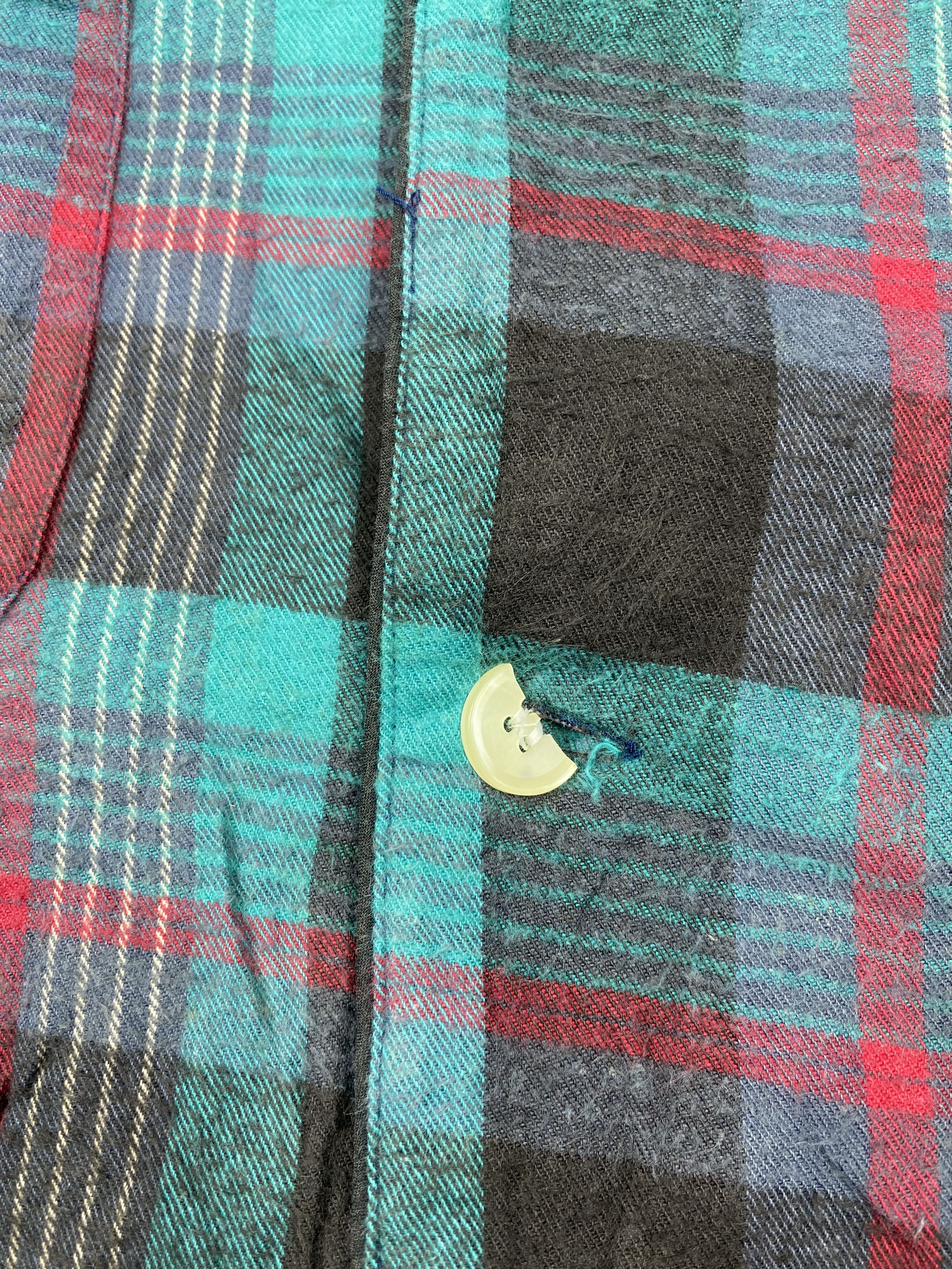 Flannel Vintage Moca Fleece Lining Flannel Shirt Jacket Size US M / EU 48-50 / 2 - 8 Thumbnail