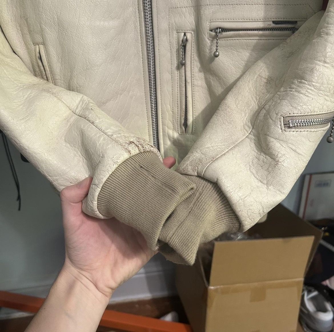 Neighborhood Neighborhood Japan 2003 Real leather Bomber Jacket Size US XS / EU 42 / 0 - 4 Thumbnail