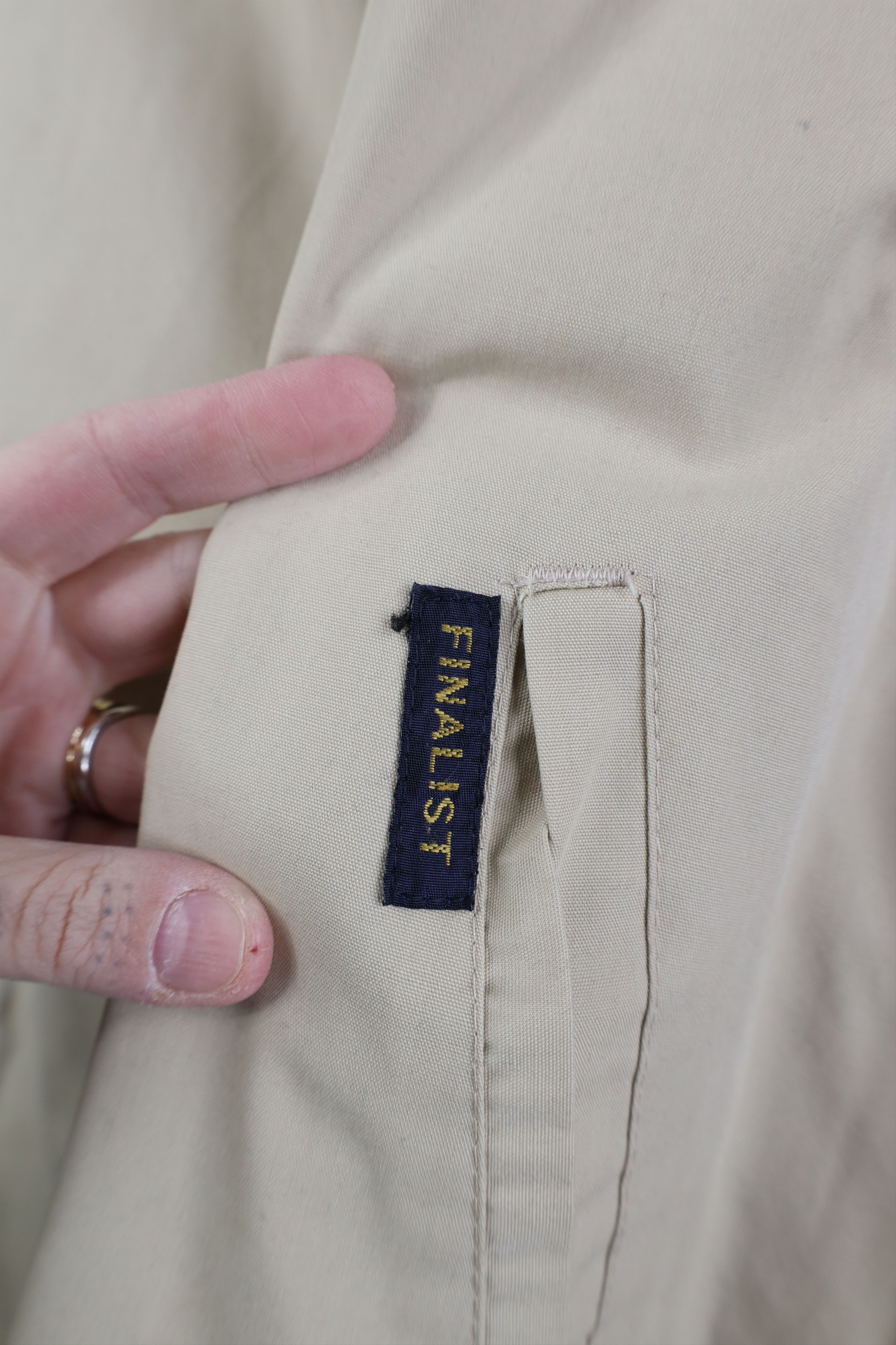 Vintage Vintage 70s Streetwear Cafe Racer Bomber Jacket Khaki Tan Size US M / EU 48-50 / 2 - 4 Thumbnail