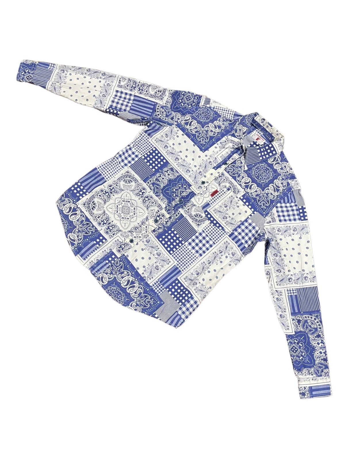 Fiorucci Fiorucci Italy Vintage Bandana Printed Shirts Size US M / EU 48-50 / 2 - 3 Thumbnail