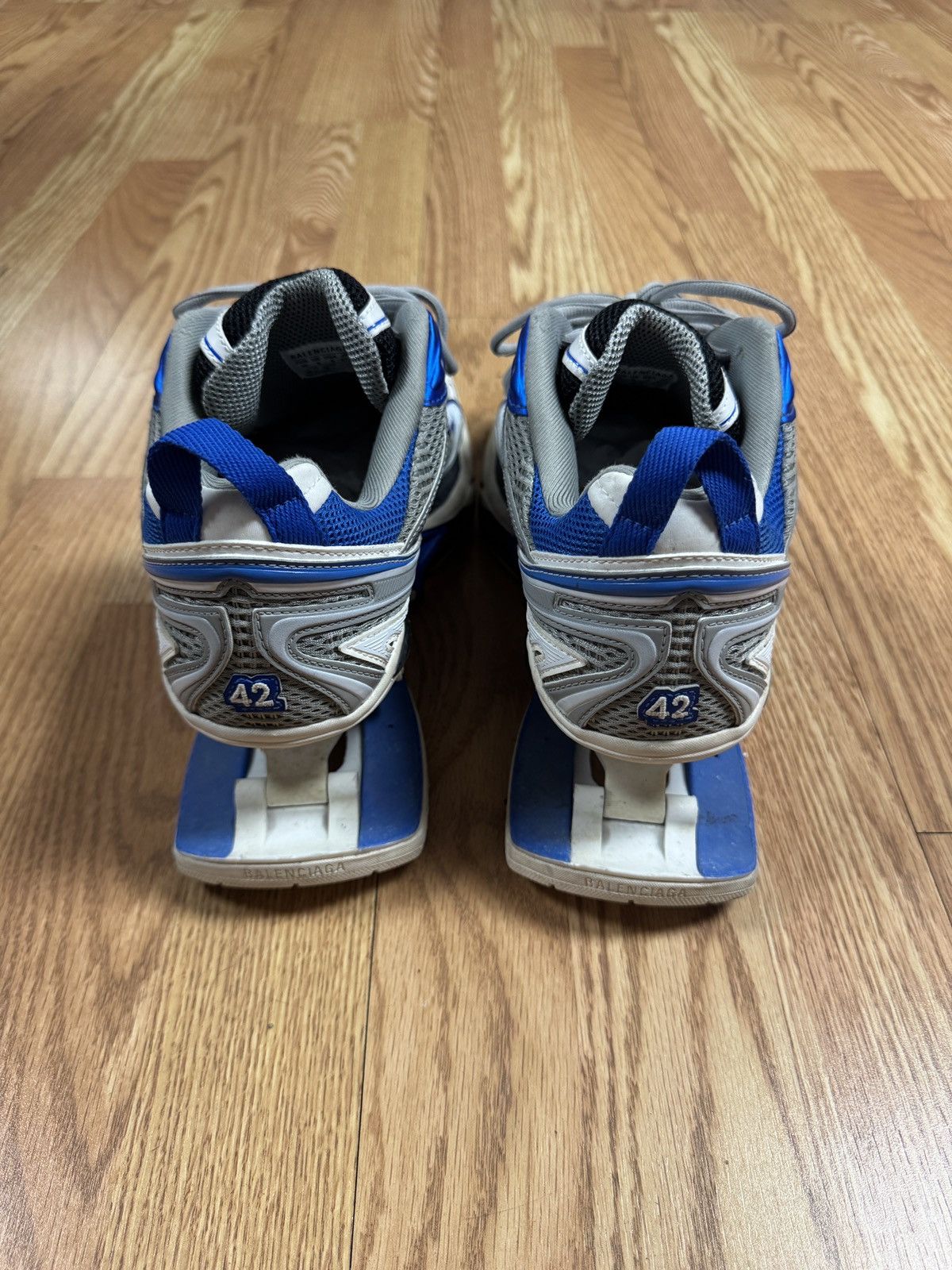 Balenciaga Balenciaga Blue|Silver|White X-Panders Size US 9 / EU 42 - 5 Thumbnail