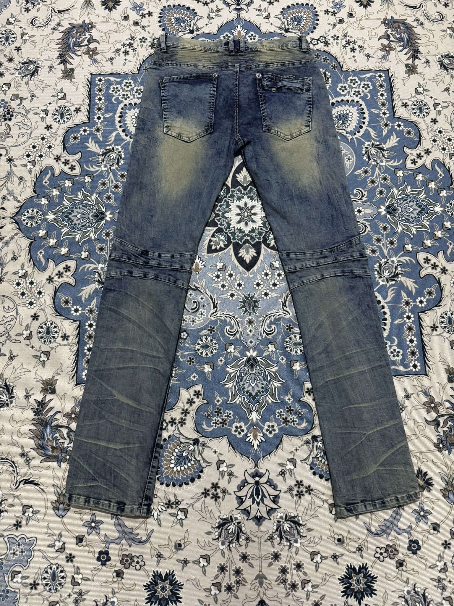 20471120 × Beauty Beast × In The Attic Biker Pants In The Attic Biker Tapered Similar to Balmain Size US 30 / EU 46 - 2 Thumbnail
