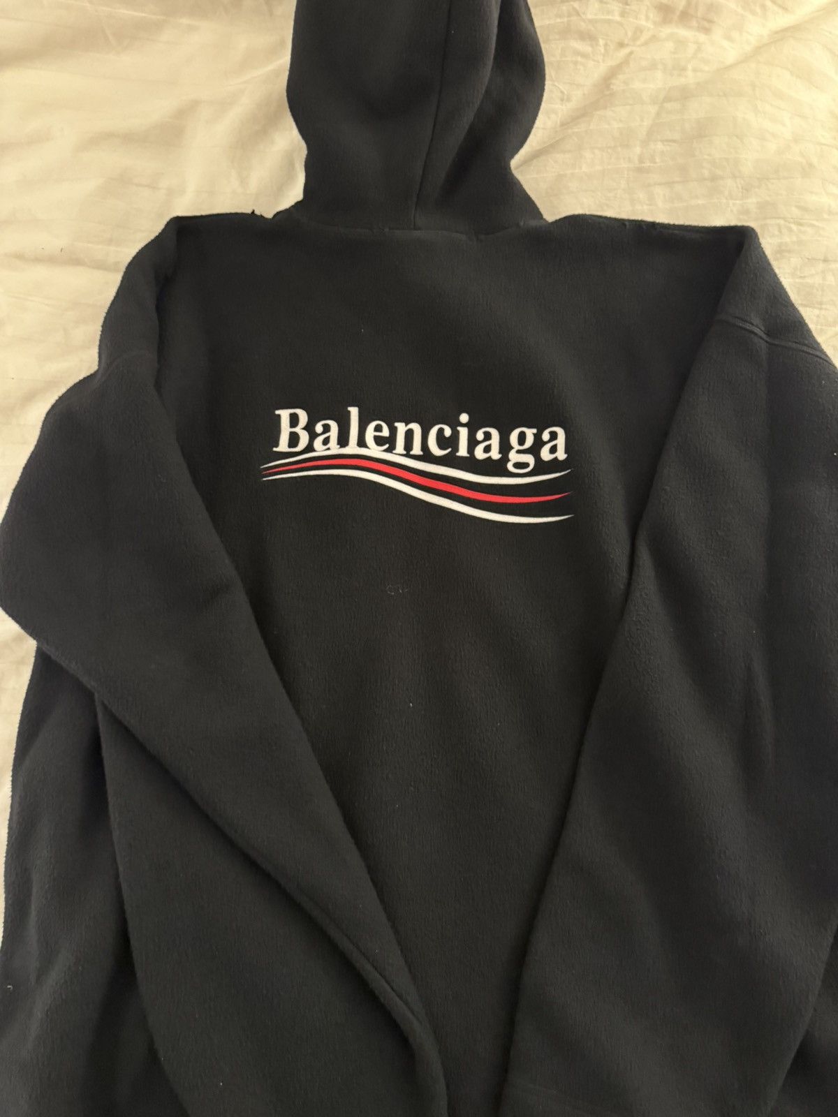 Balenciaga Balenciaga Politcal Campaign fleece hoodie Size US XS / EU 42 / 0 - 7 Thumbnail
