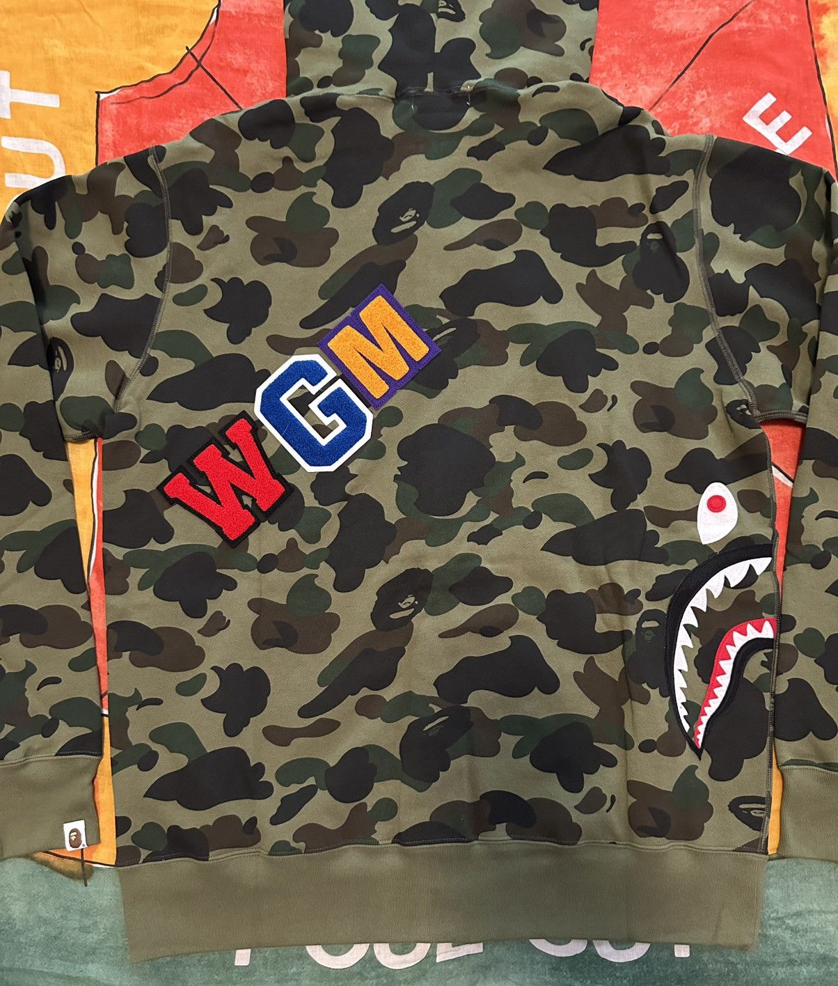 Bape BAPE 1st camo multi shark full zip hoodie Size US M / EU 48-50 / 2 - 6 Thumbnail