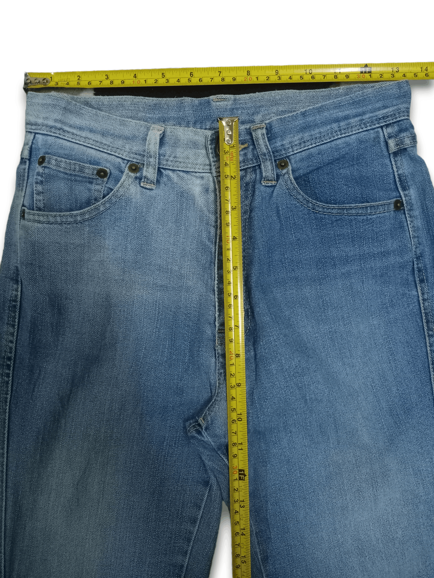 Japanese Brand Vintage Japanese Brand Blue Wash Flare Jeans Size US 27 - 10 Thumbnail