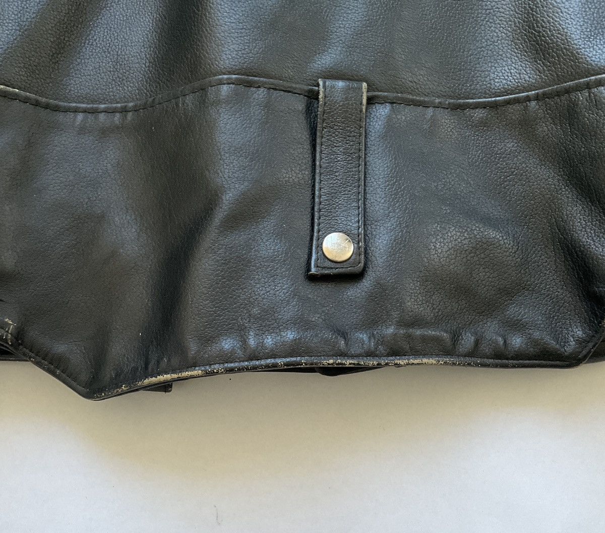 Vintage Vintage black leather perfecto Size US XL / EU 56 / 4 - 14 Thumbnail