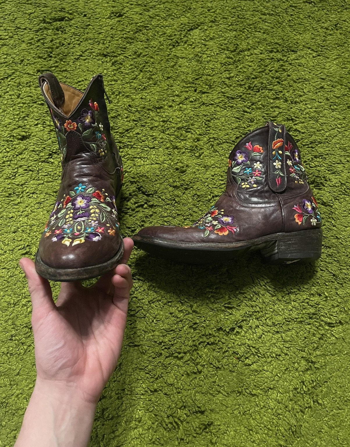 Cowboy Equipment × Old Gringo × Vintage Old Gringo Mexicana western cowboy embroidered flowers boots Size US 8.5 / IT 38.5 - 1 Thumbnail