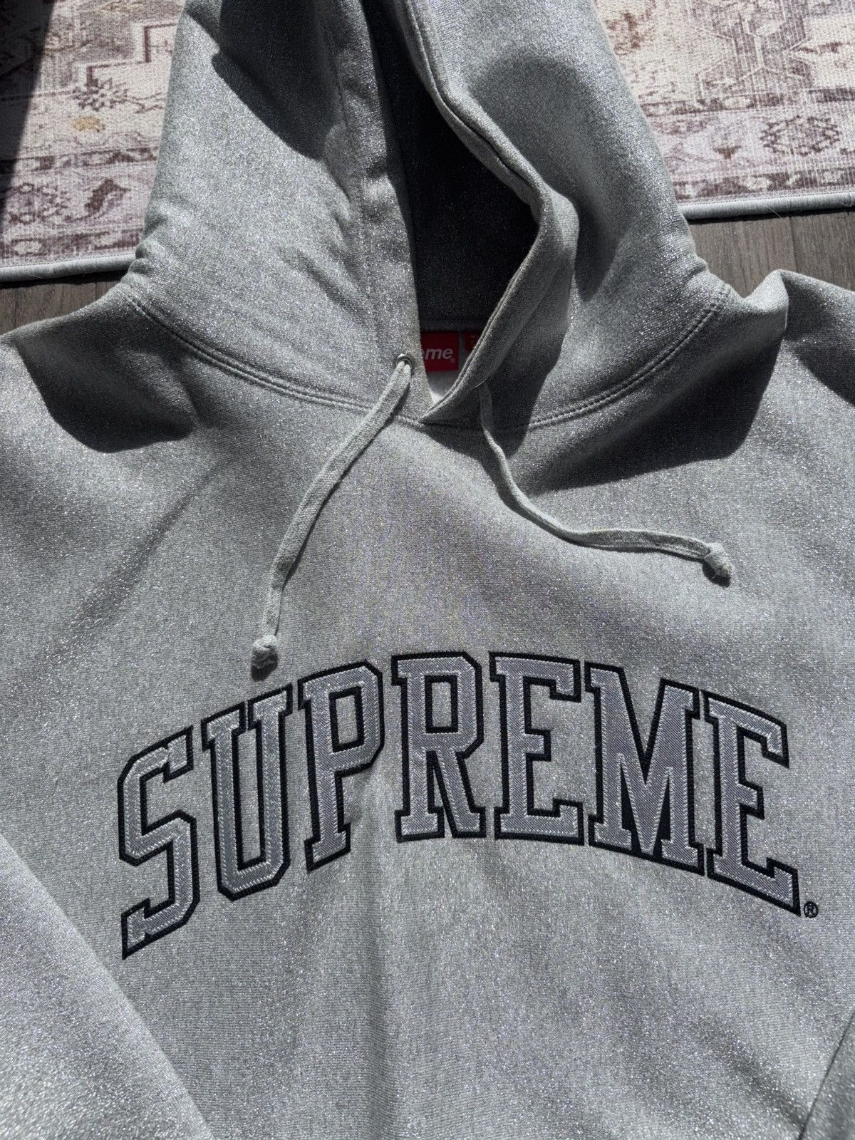 Supreme Supreme Glitter Arc Hoodie SS23 Size US XXL / EU 58 / 5 - 2 Thumbnail