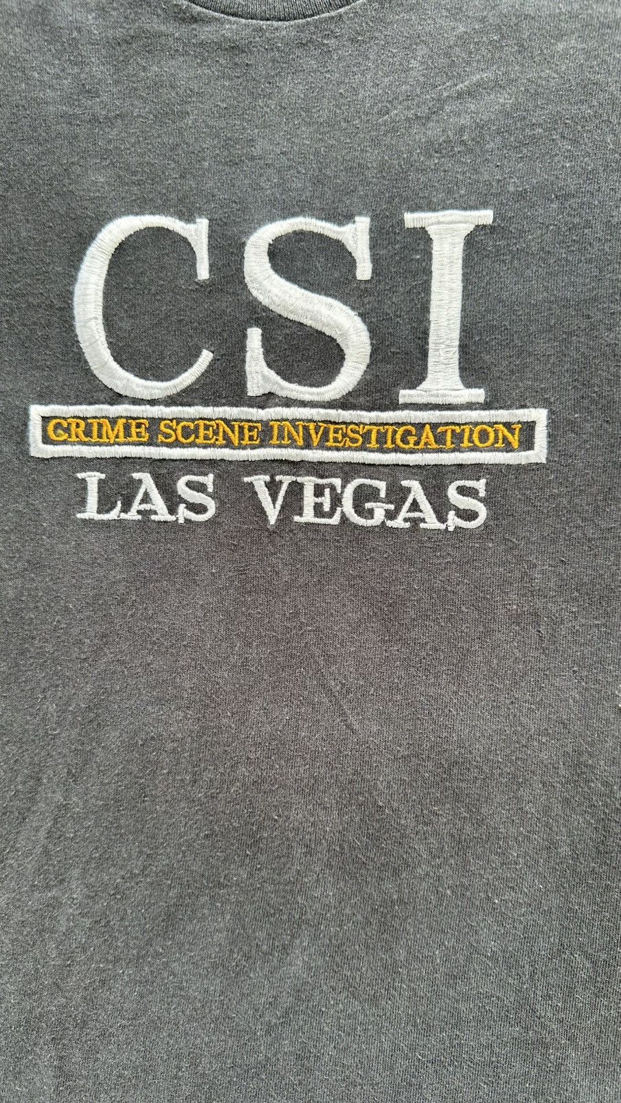 Vintage VINTAGS CSI LAS VEGAS TV PROMO TEE Size US M / EU 48-50 / 2 - 2 Thumbnail
