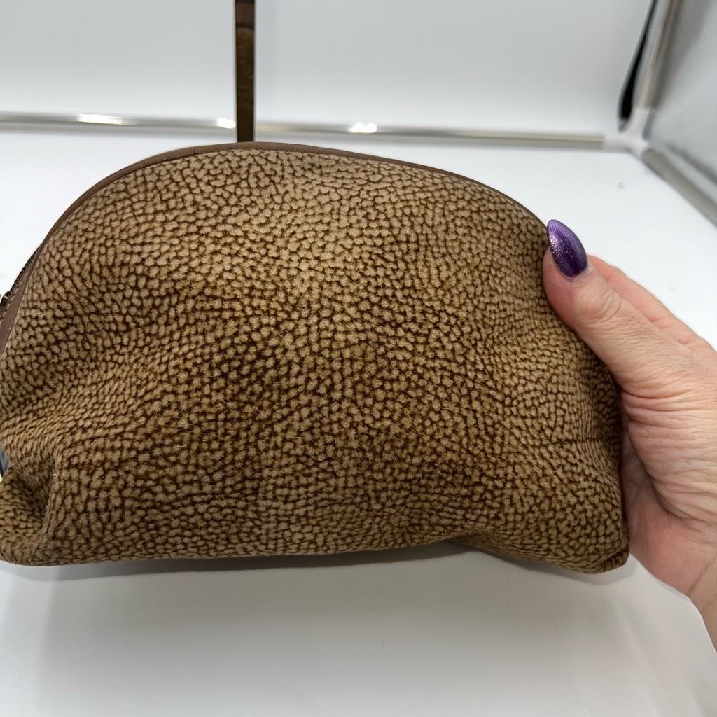 Other BORBONESE Pouch Redwall Quail Pattern Suede x Leather Size ONE SIZE - 8 Thumbnail