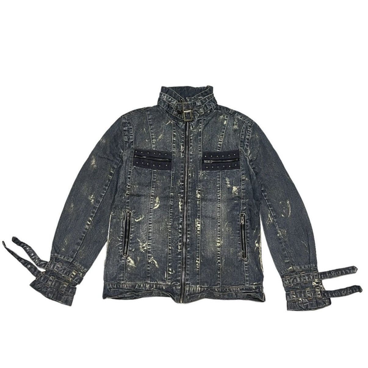 In The Attic In The Attic Punk Bondage Distressed Style Jacket Size US L / EU 52-54 / 3 - 1 Thumbnail