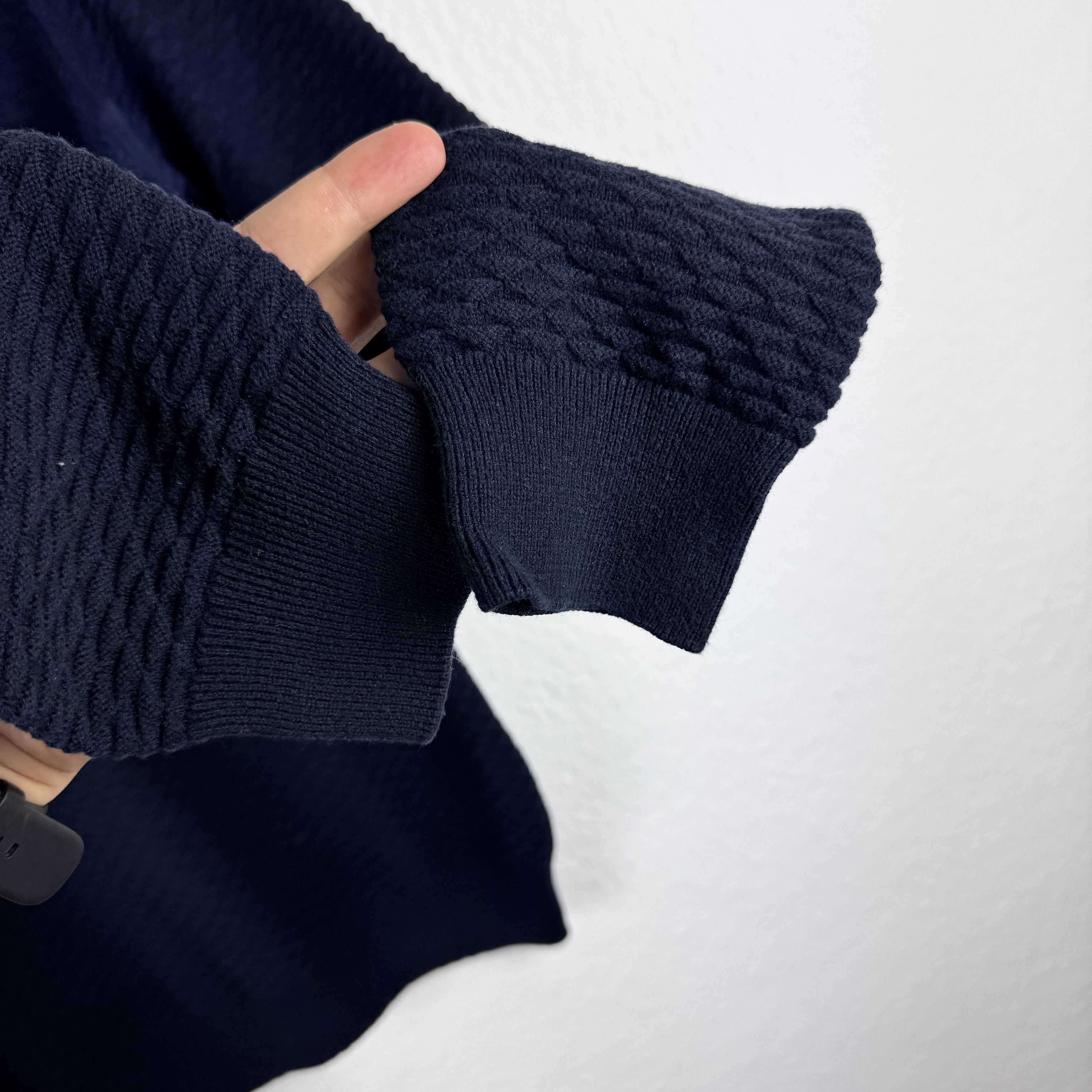 Sandro Men`s SANDRO PARIS COTTON WOOL NAVY JUMPER SIZE M / 48-50 Size US M / EU 48-50 / 2 - 5 Thumbnail