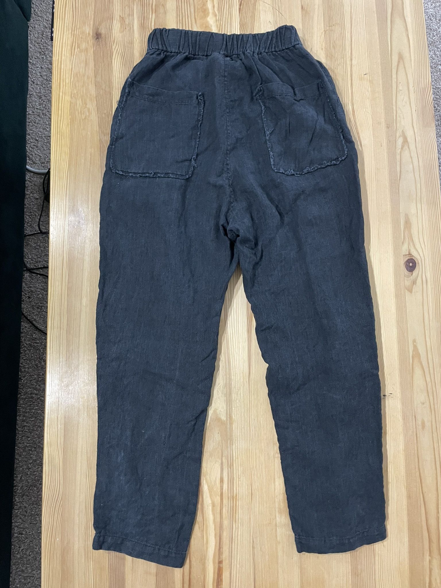 Dashiel Brahmann Drop-crotch Linen Pants Size US 32 / EU 48 - 3 Thumbnail