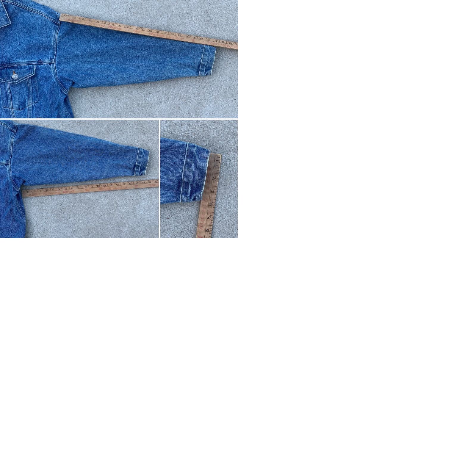 Vintage VINTAGE Golden State Warriors Embossed Denim Jacket Trucker Jean Made In USA Size L Size US 33 - 12 Thumbnail
