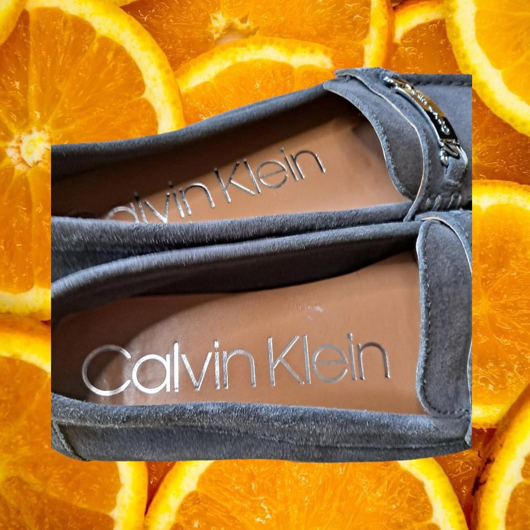 Calvin Klein Calvin Klein Gray Loafers with Metal Hardware Size 6.5 Size US 6.5 / IT 36.5 - 3 Thumbnail