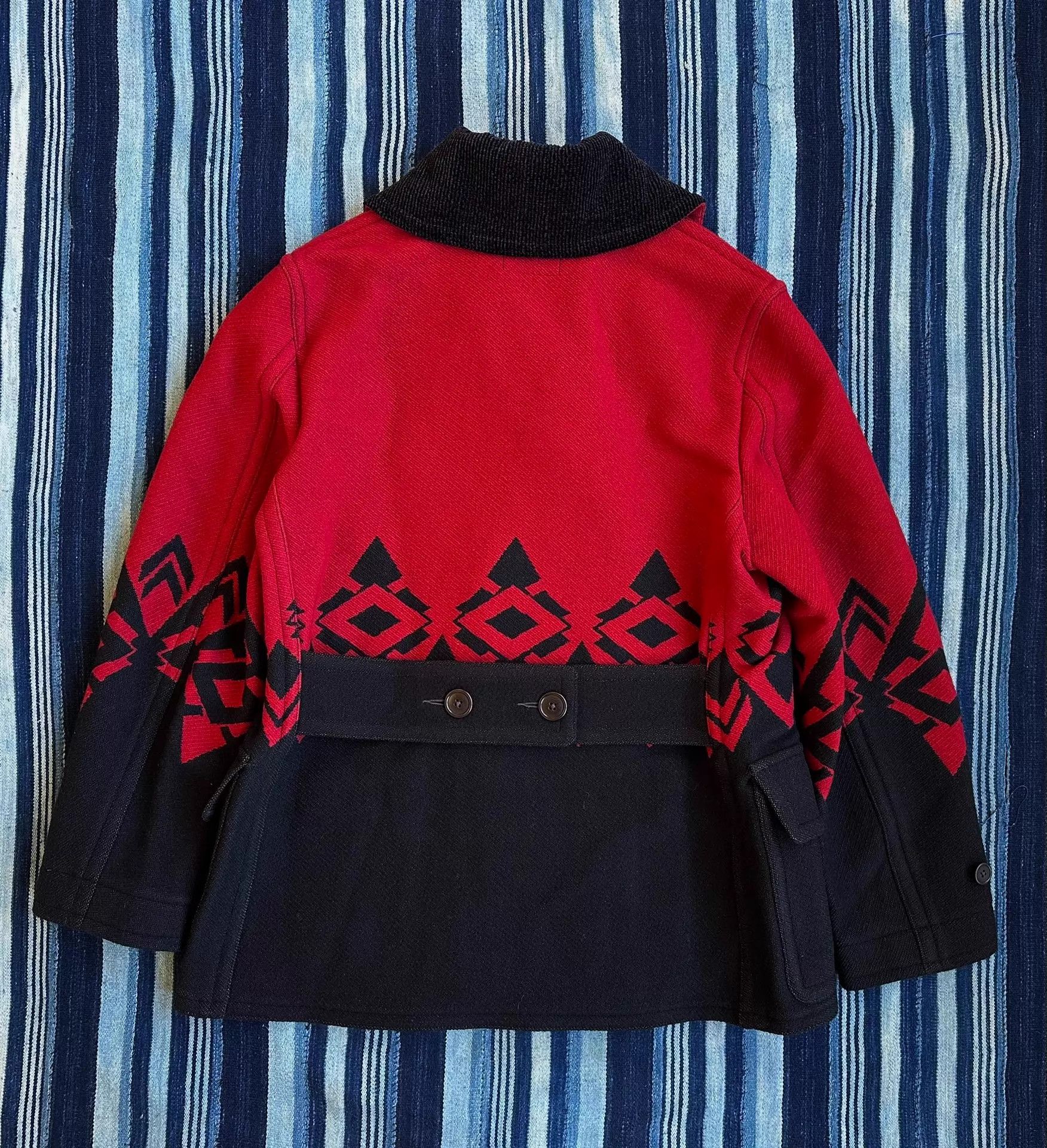 RRL Ralph Lauren RRL Vintage Wool Jacquard Farm Rancher Corduroy-Collar JKT L Size US L / EU 52-54 / 3 - 2 Thumbnail