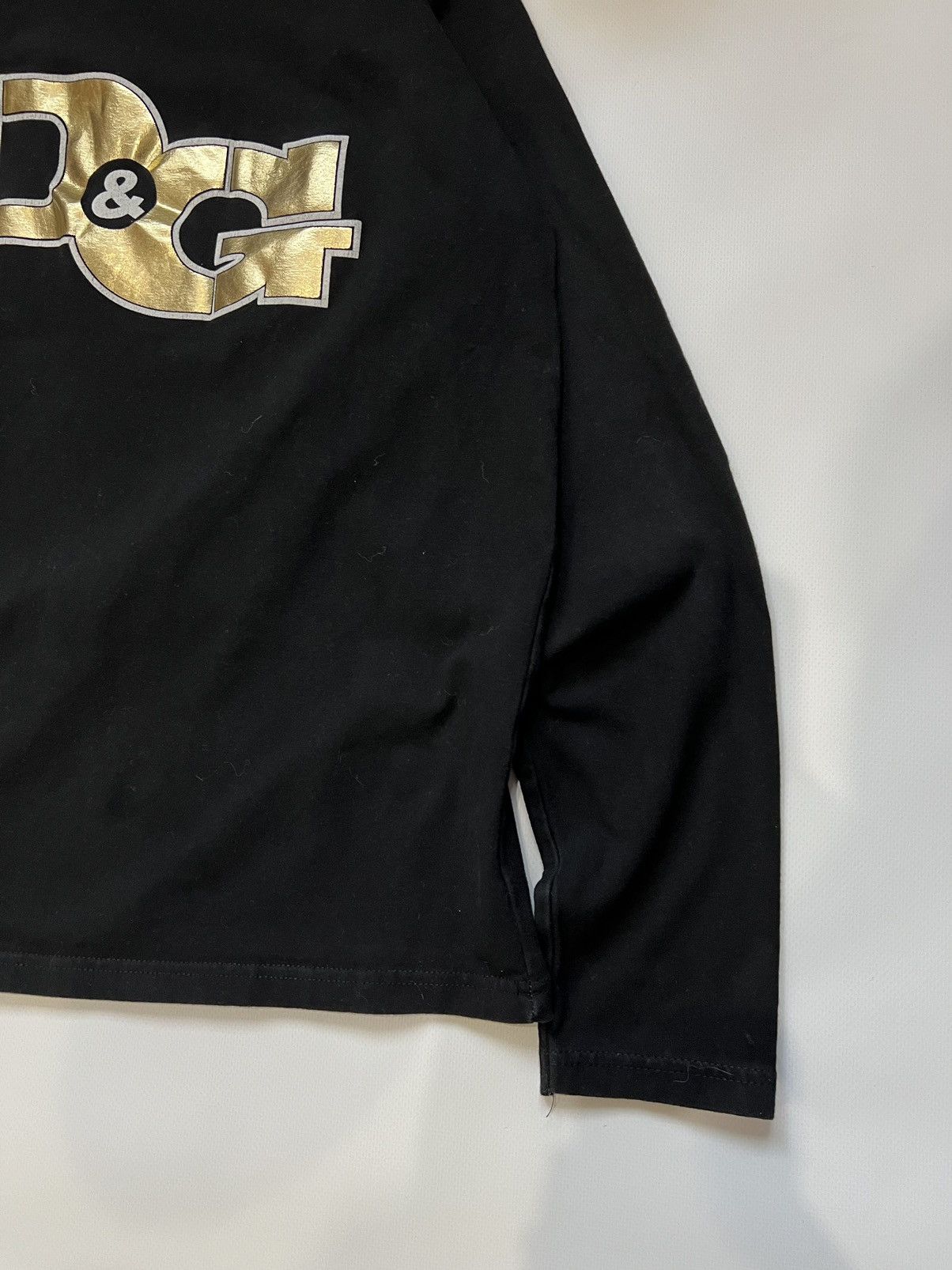 Dolce & Gabbana Vintage Dolce Gabbana D&G Black Sweatshirt Avant Garde Size US S / EU 44-46 / 1 - 2 Thumbnail