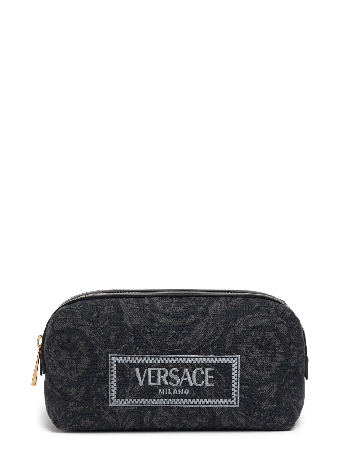 Versace VERSACE Barocco Black Jacquard Toiletry Bag New & Authentic Size ONE SIZE - 1 Thumbnail