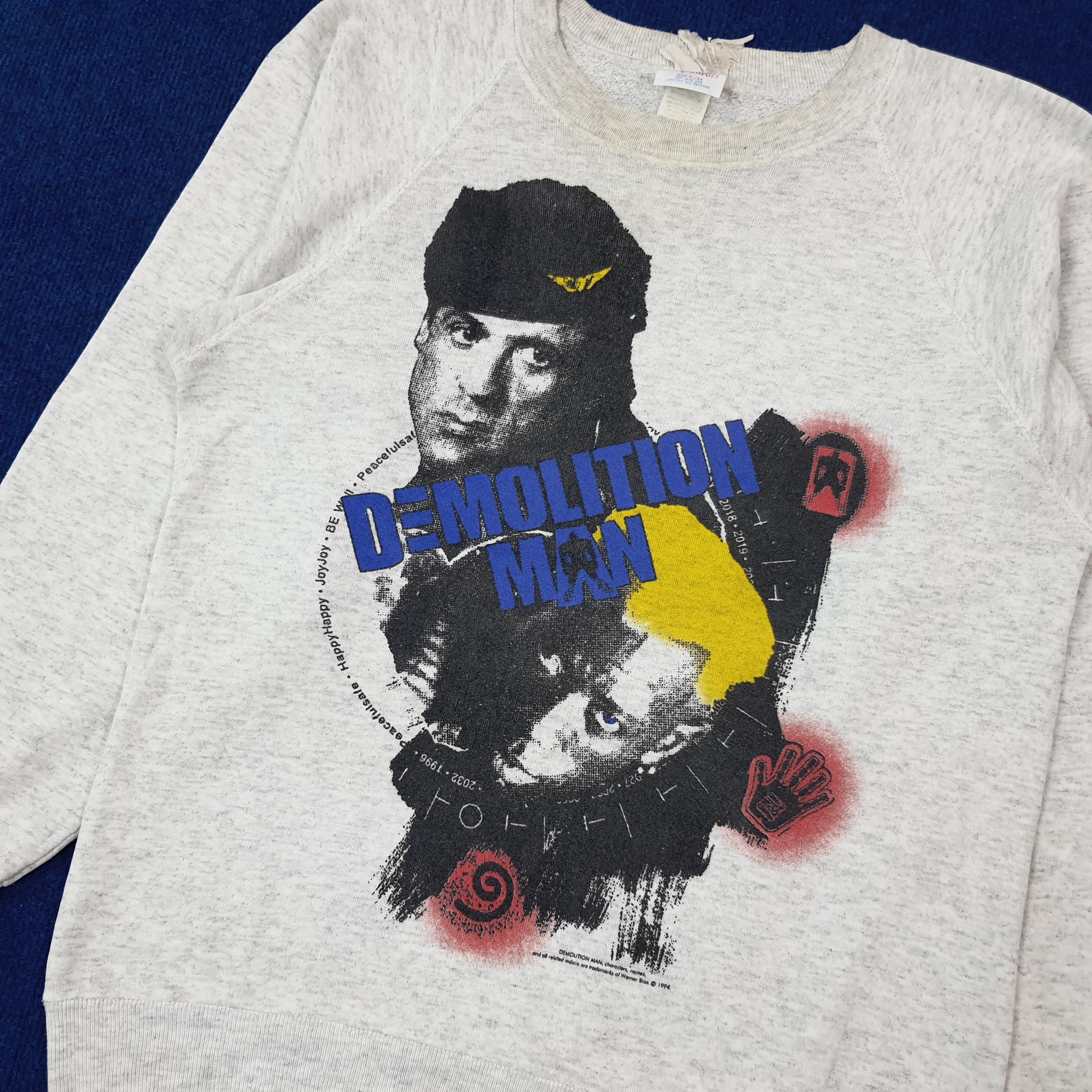 Other Vintage Demolition Man Action Movie Sweatshirt C241N12 Size US S / EU 44-46 / 1 - 2 Thumbnail