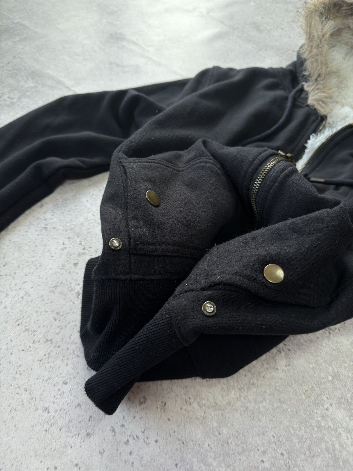 If Six Was Nine × Japanese Brand × Le Grande Bleu (L.G.B.) Vintage Japanese Full Fur LGB Number Nine Style Hoodie Size US L / EU 52-54 / 3 - 3 Thumbnail