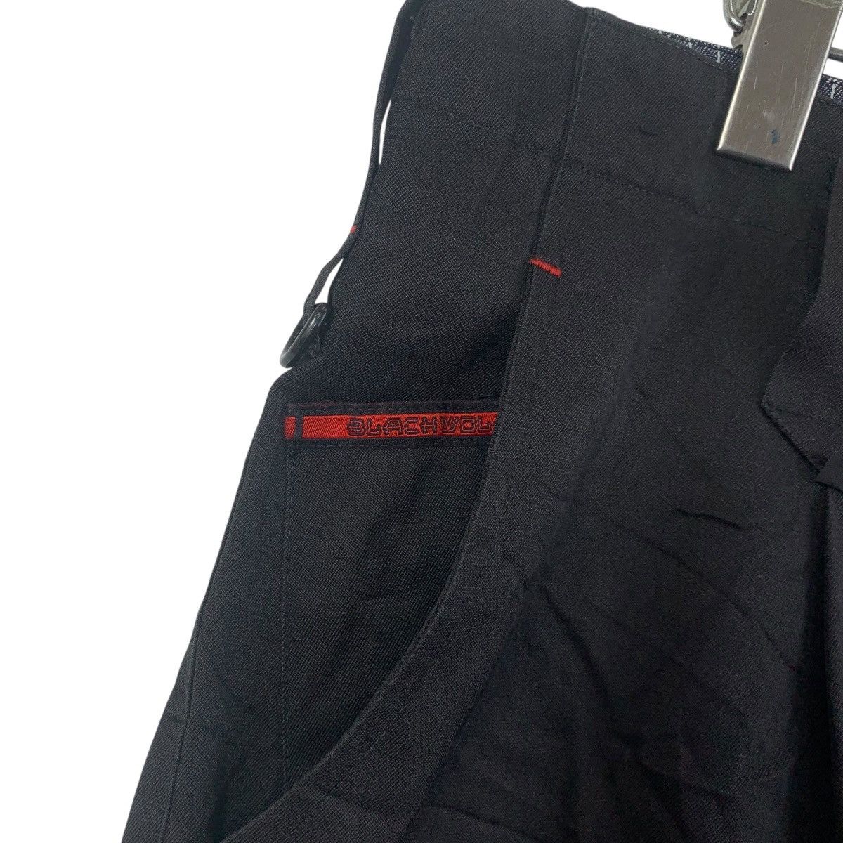 Vintage BLACK WOLF Baggy Cropped Short Pants
