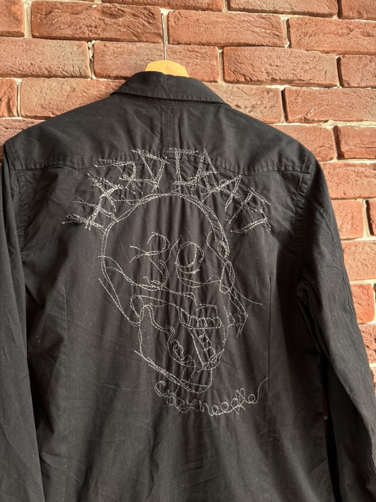 Diesel Diesel Gold Button Up Western Shirt Skull Y2K Designer Size US L / EU 52-54 / 3 - 5 Thumbnail