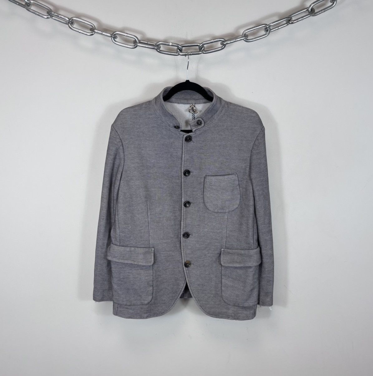 Other Luis Trenker Men’s Grey Stand Up Collar Jacket Coat Size US L / EU 52-54 / 3 - 1 Thumbnail