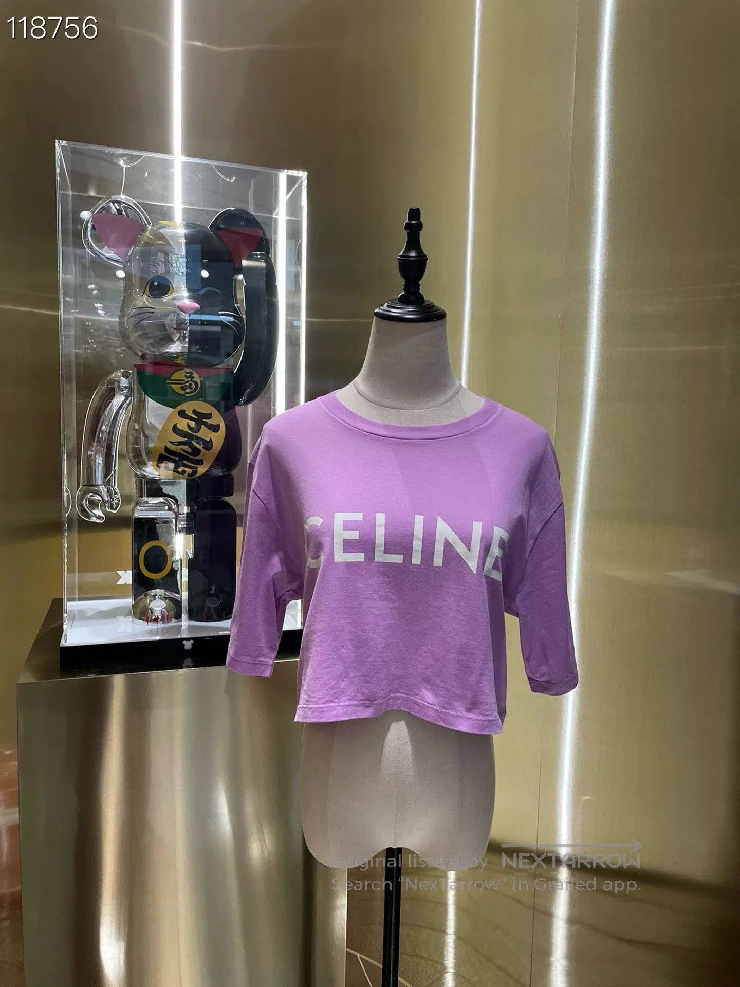 Celine Celine Purple Letter Short. Size S / US 4 / IT 40 - 1 Thumbnail