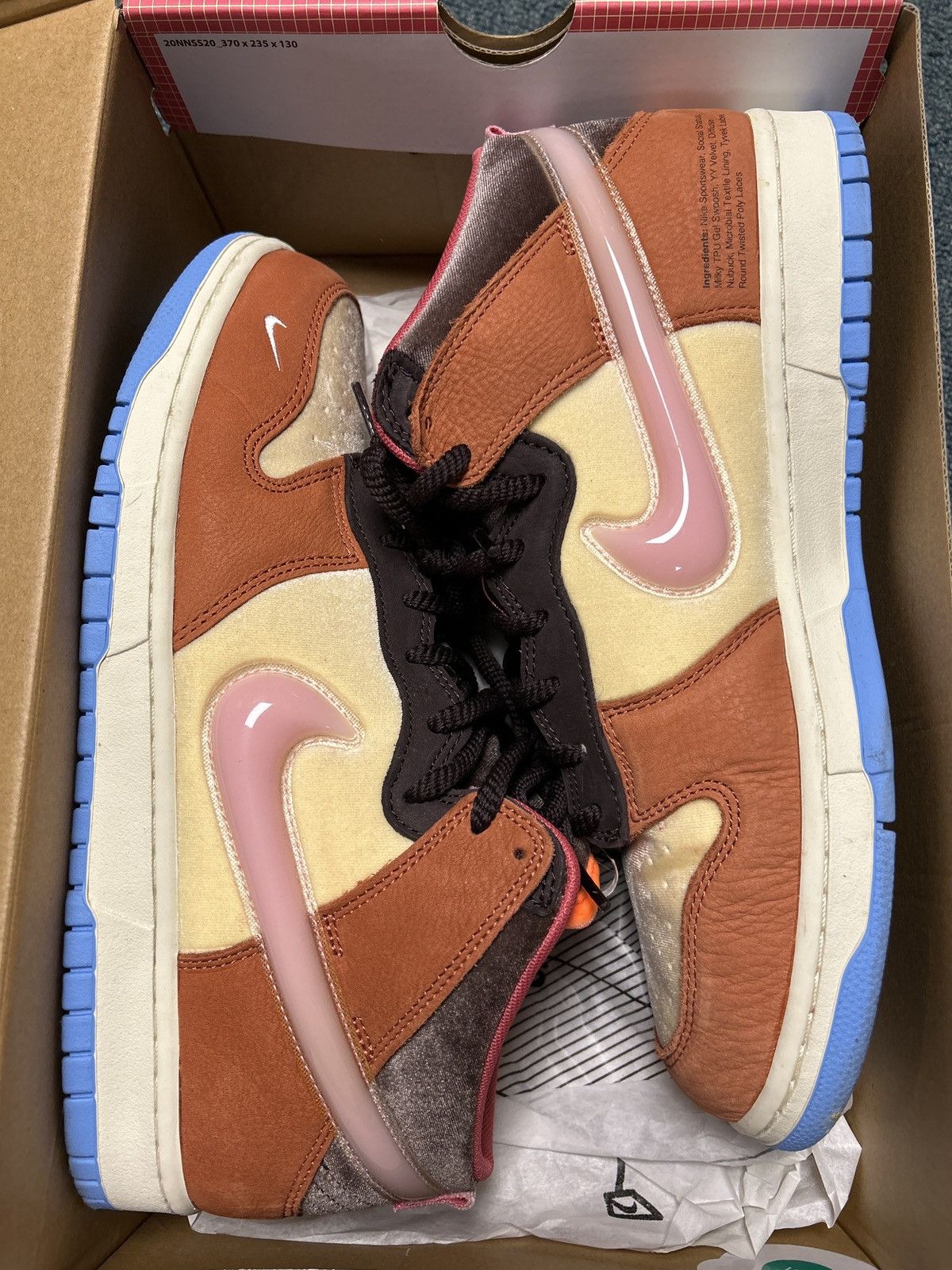 Nike × Social Status Nike x Social Status Dunk Mid “Chocolate Milk” Size US 12.5 / EU 45-46 - 1 Thumbnail