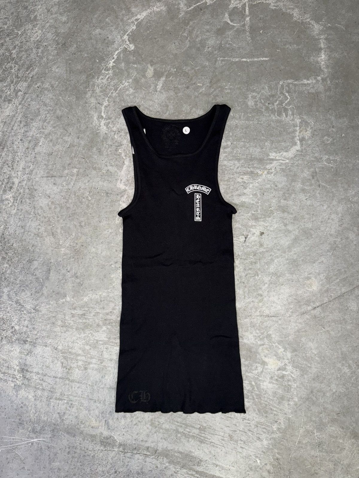Chrome heart Cross tank top