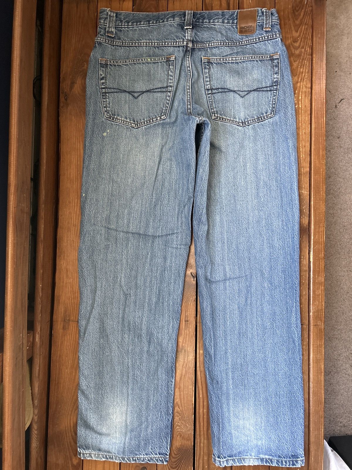 Anchor Blue × Vintage Vintage Y2K Anchor Blue Baggy Jeans Size US 34 / EU 50 - 3 Thumbnail