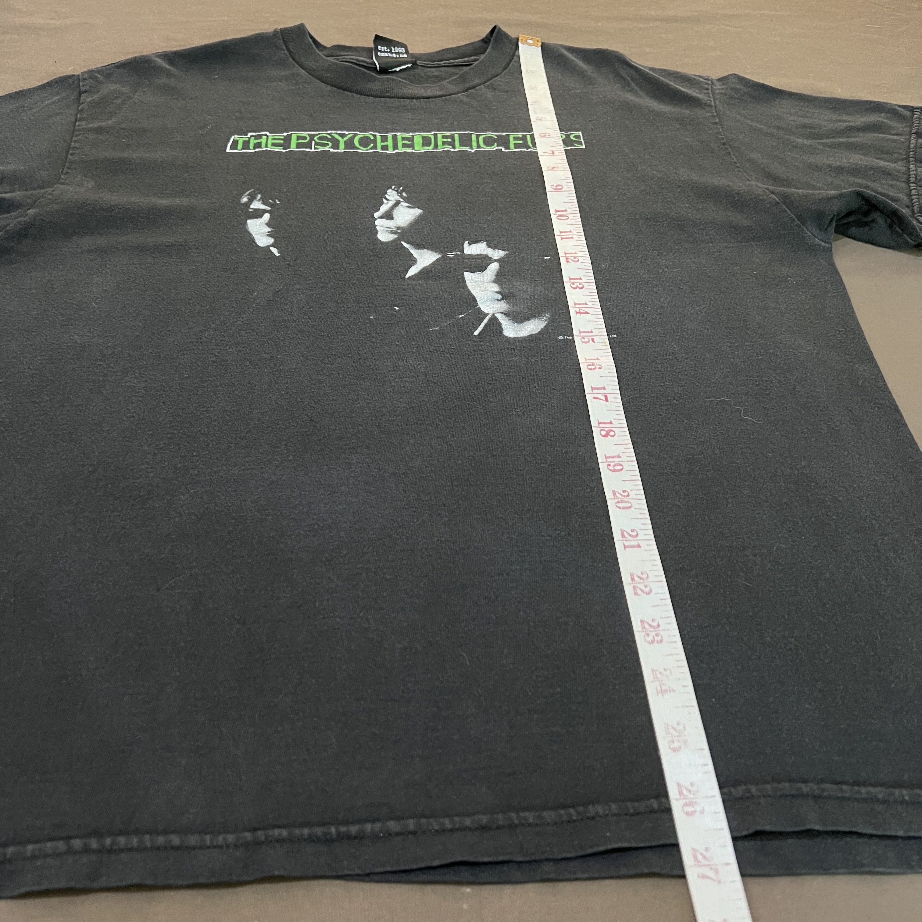 Band Tees Vintage Y2K The Psychedelic Furs Tee Faded Post-punk Size US L / EU 52-54 / 3 - 10 Thumbnail