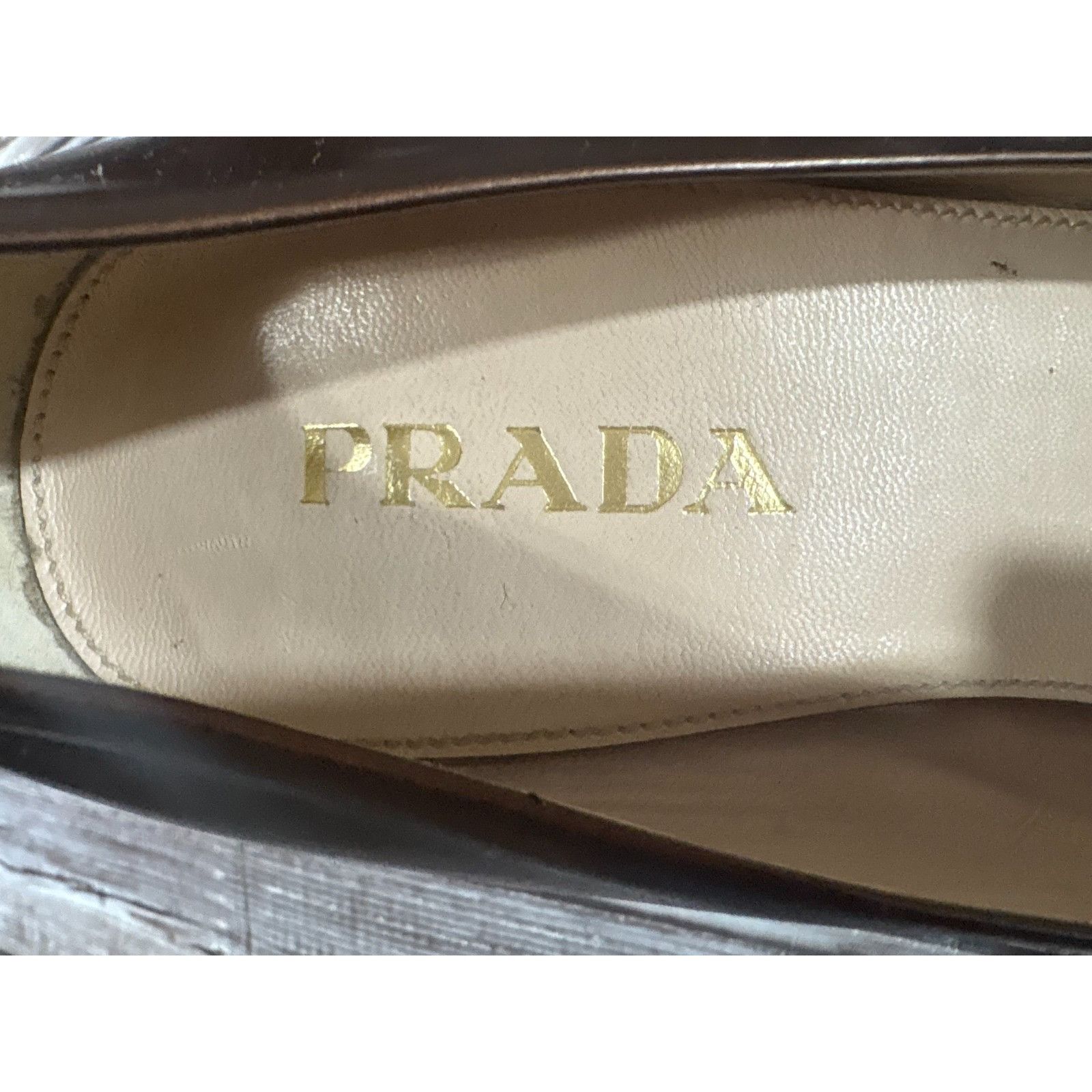 Prada Prada Leather Patent Buckle Square Heel Shiny Ombre Core sz Size US 6 / IT 36 - 9 Thumbnail