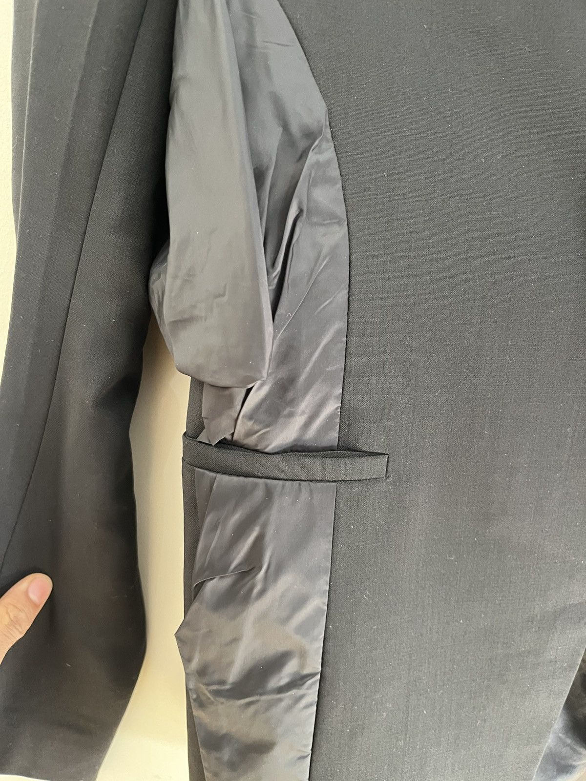 Rick Owens Rick owens glitter drape soft blazer 48 Size 48R - 6 Thumbnail