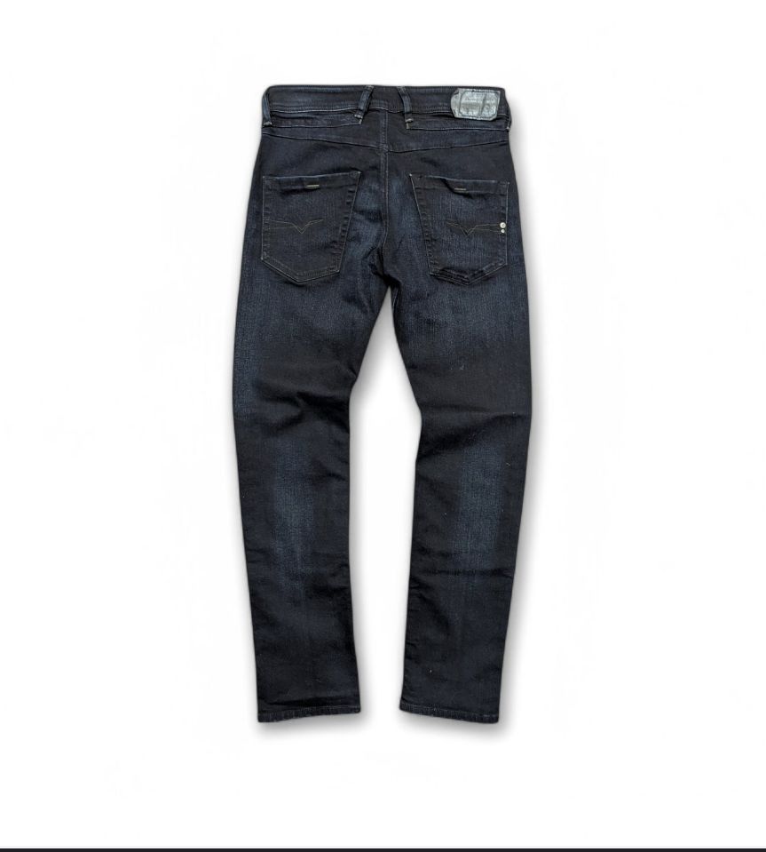 Diesel DIESEL BELTHER-R R46D8 Regular Slim-Tapered Denim Jeans Size US 30 / EU 46 - 7 Thumbnail