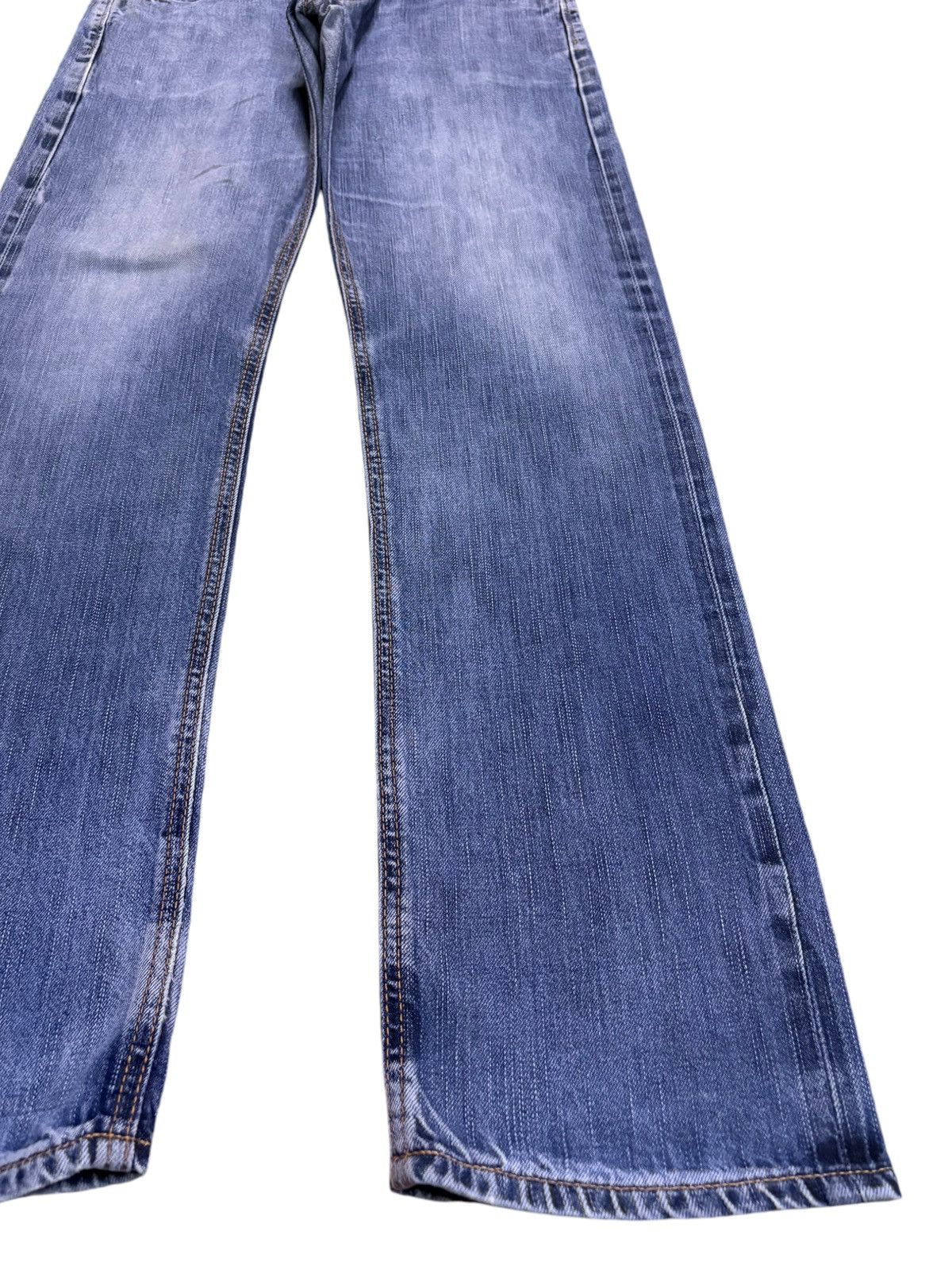 Edwin × Japanese Brand Vintage Japanese Edwin Selvage Buckle Back Slim Jeans Size US 32 / EU 48 - 8 Thumbnail